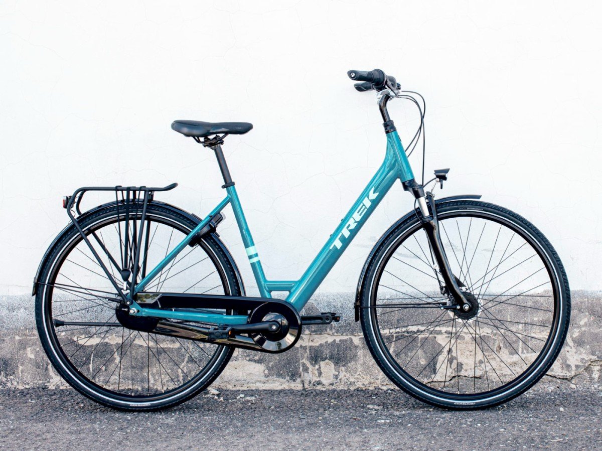 Trek District 1 Equipped Lowstep Dames Teal M 2024