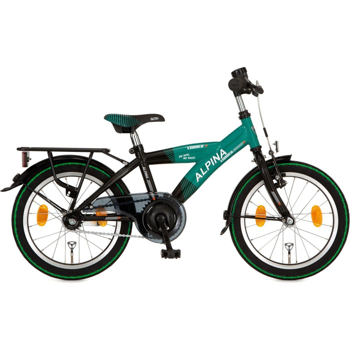 ALPINA Yabber Jongens Jungle Green – Jet Black 25cm 2023