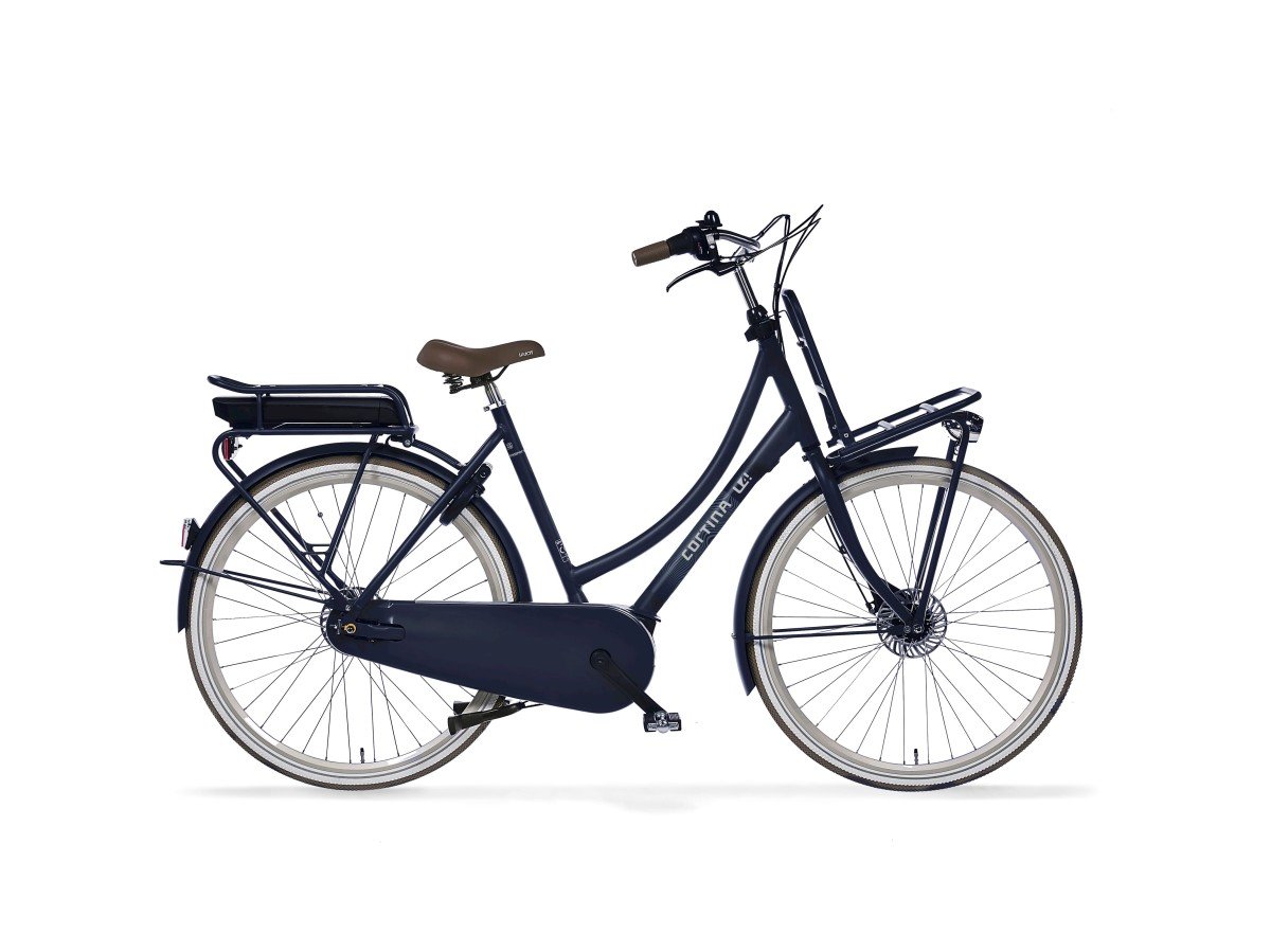 CORTINA Fiets Cortina E-U4 D57 Dames Blauw 57cm 2024