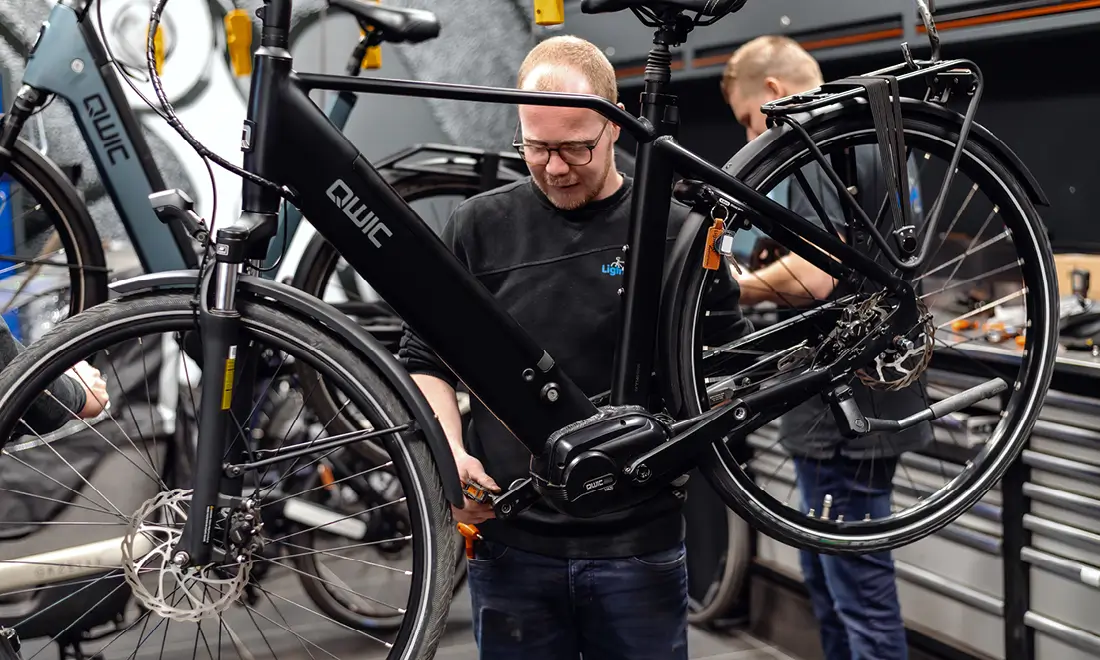 Service-team Ligtrink2Wielers: perfect e-bike onderhoud