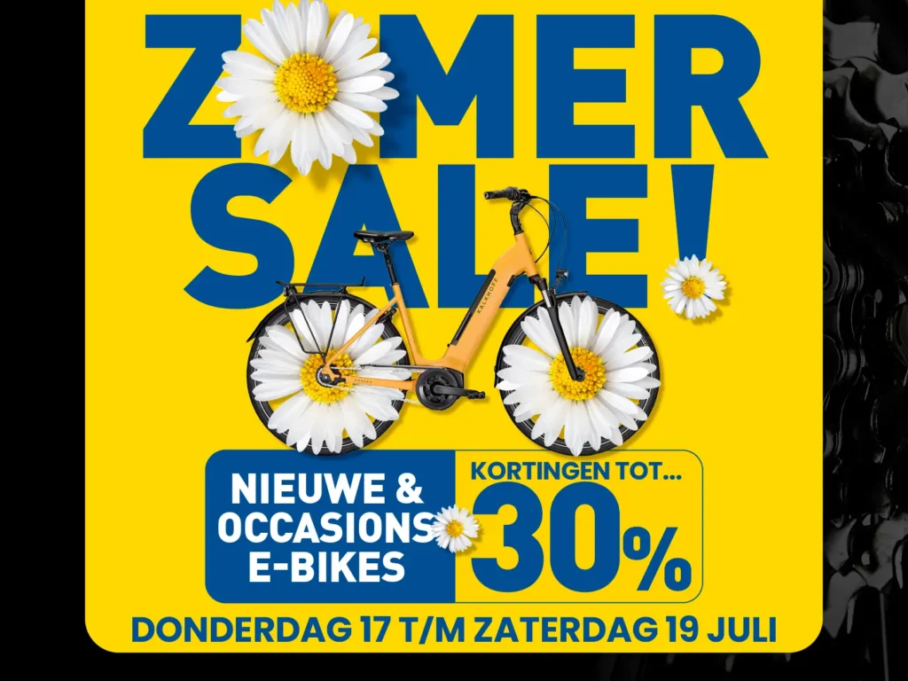 Fiets Zomer Sale bij Ligtrink2Wielers
