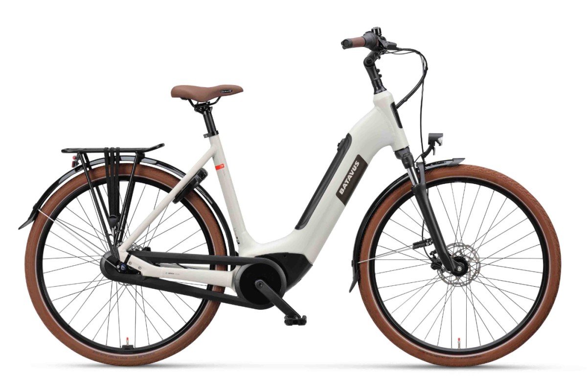 BATAVUS Altura E-Go PT Power Dames Lichtgrijs Mat 56cm 2025
