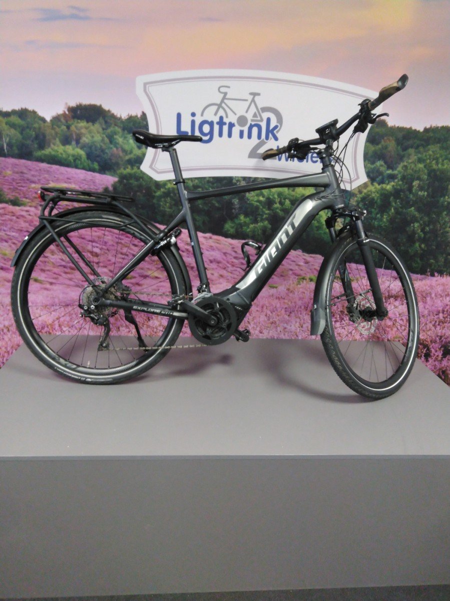 Giant Explore E+ Dames mat zwart 60cm xl 2021
