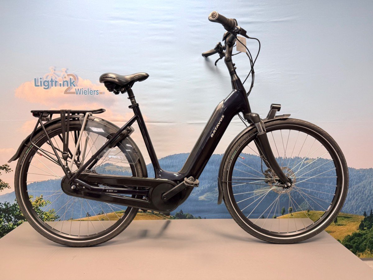 Batavus Finez E-Go Active Plus Dames Blauw Glans 53cm 2024