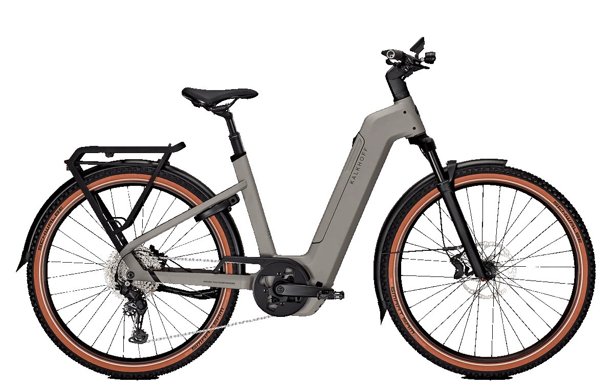 Kalkhoff ENTICE 5+ ADVANCE Dames moonstonegrey matt 48cm M 2026