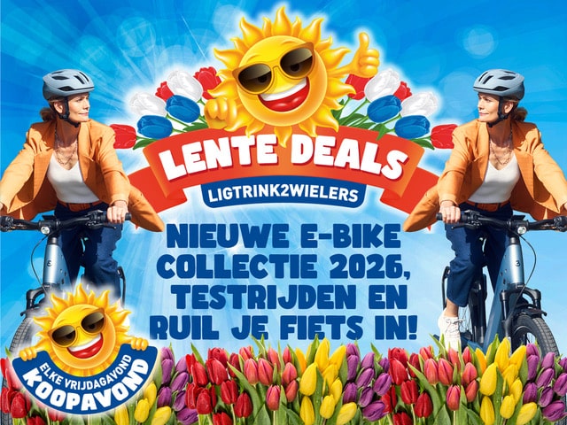 Lente Deals bij Ligtrink2Wielers in Putten