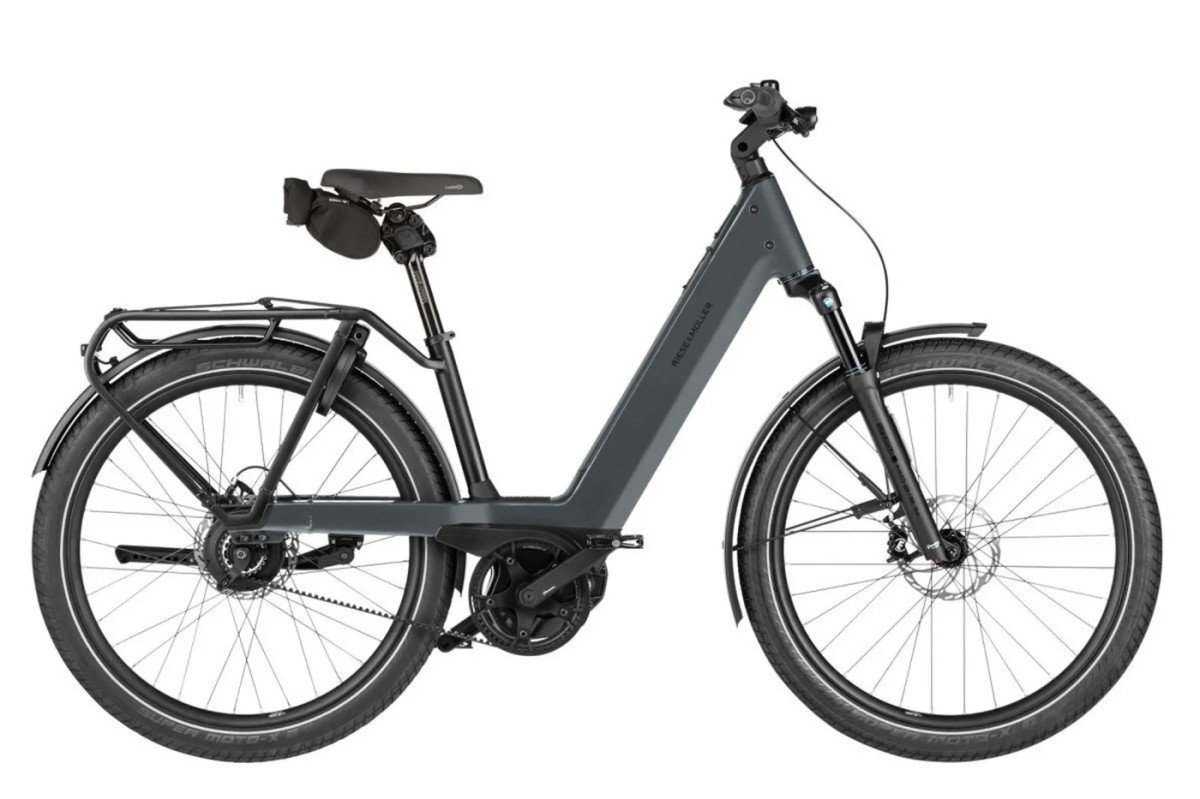 Riese & M&uuml;ller Nevo5 vario Dames Slate Grey 50cm 2026